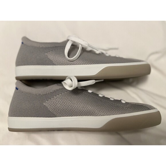 NWOB Rothy’s The Lace Up Sneaker in Storm Grey Women’s Size 10 - Picture 3 of 11